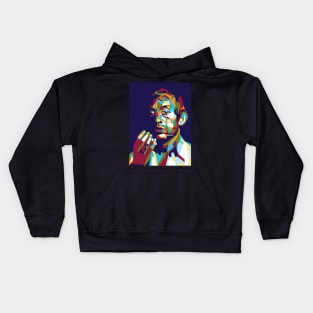 Abstract Popart Serge gainsbourg in WPAP Kids Hoodie